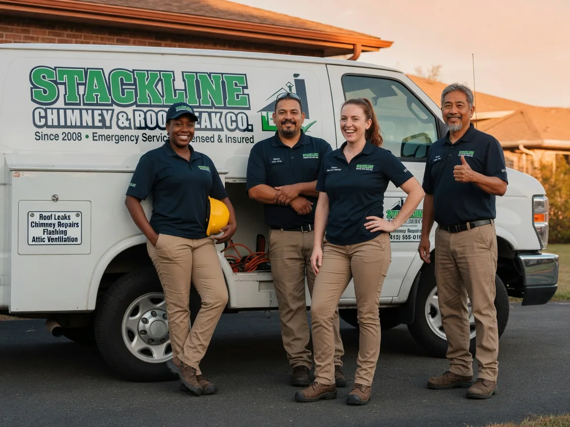 Chimney flashing repair company in Pickerington, OH